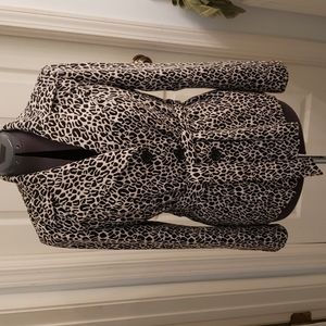 Animal print jacket
